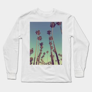 Santa Monica Palm Trees Classic Long Sleeve T-Shirt